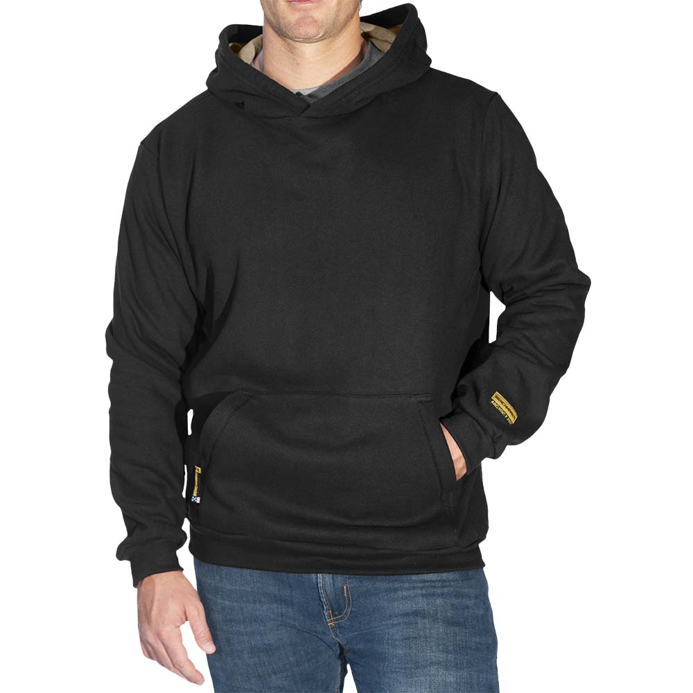 Black FR Hoodie | Flame Resistant Sweatshirts | Benchmark FR