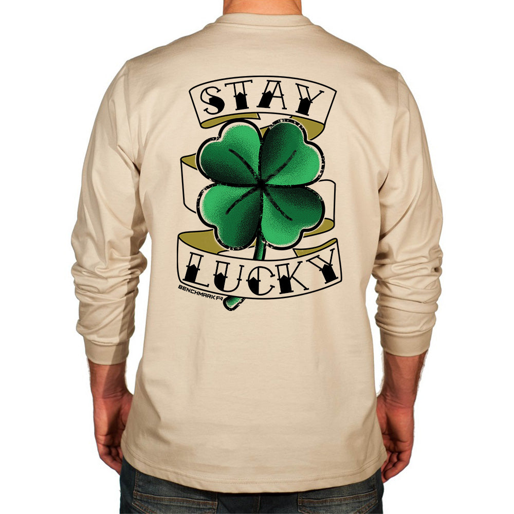 beige stay lucky flame resistant shirt