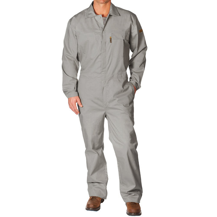 Flame Resistant Featherweight Gray Coveralls (Small & XS)