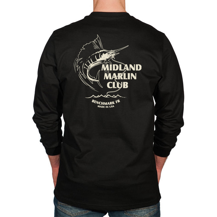 Black Midland Marlin Club Shirt