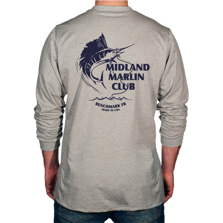 Midland Marlin Club Shirt Gray