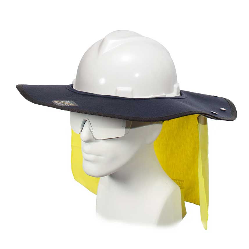 防具 haarunt62 FR Sol Survivor Hard Hat Sunshade - MSA V Gard – Benchmark FR