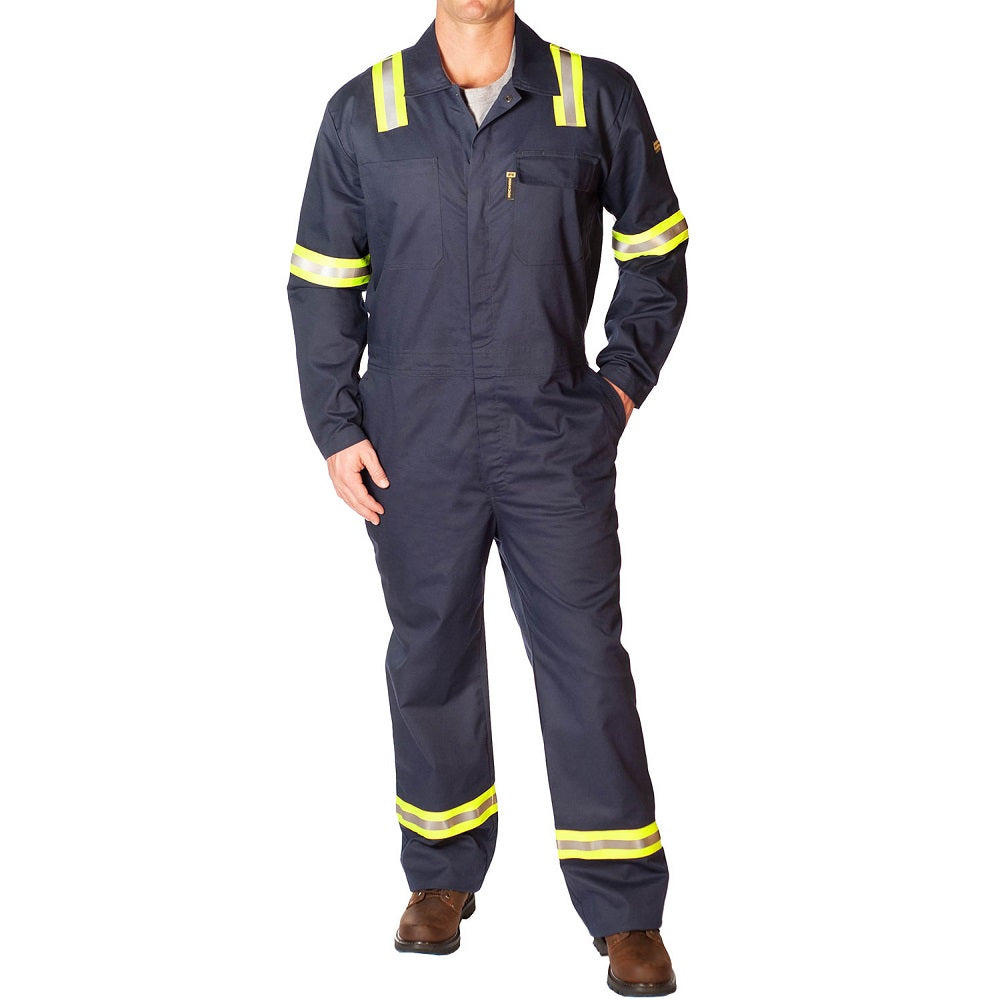 FR Coveralls with Reflective Striping | Benchmark FR