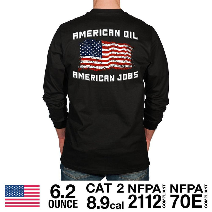 American Oil Graphic Flame Resistant Long Sleeve Shirt