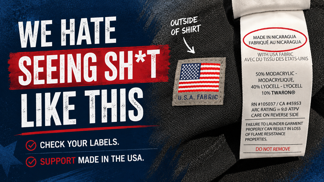 Support U.S. Manufacturing: The Truth Behind “U.S.A. Fabric” Labels on FR Clothing
