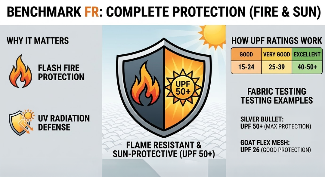 UPF Ultraviolet Protection Factor, think of it as the clothing equivalent of sunscreen SPF
