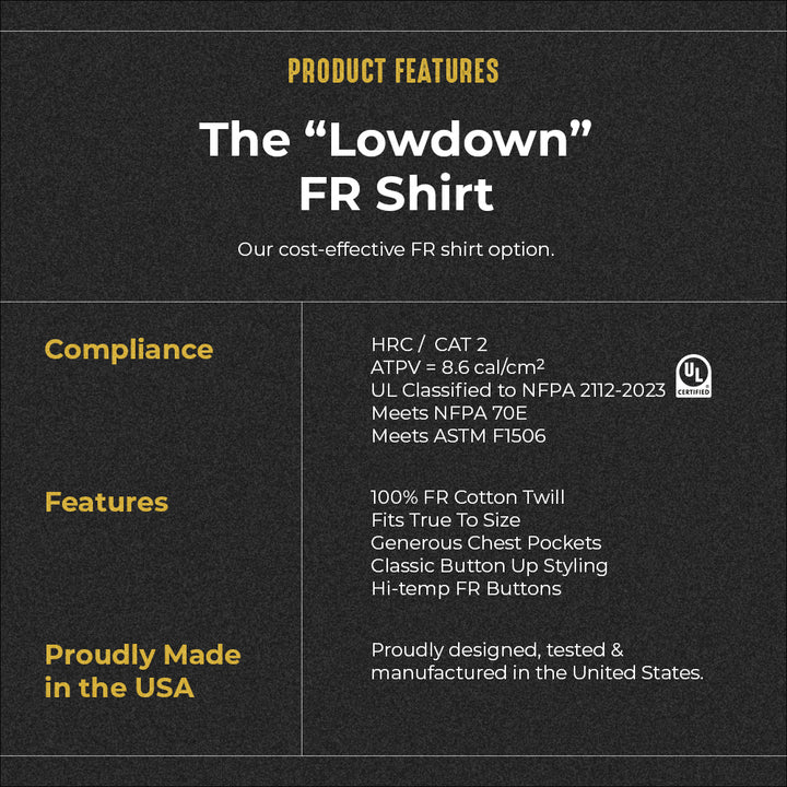 The Lowdown Flame Resistant Shirt with YSY Striping