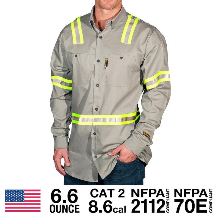 The Lowdown Flame Resistant Shirt with YSY Striping
