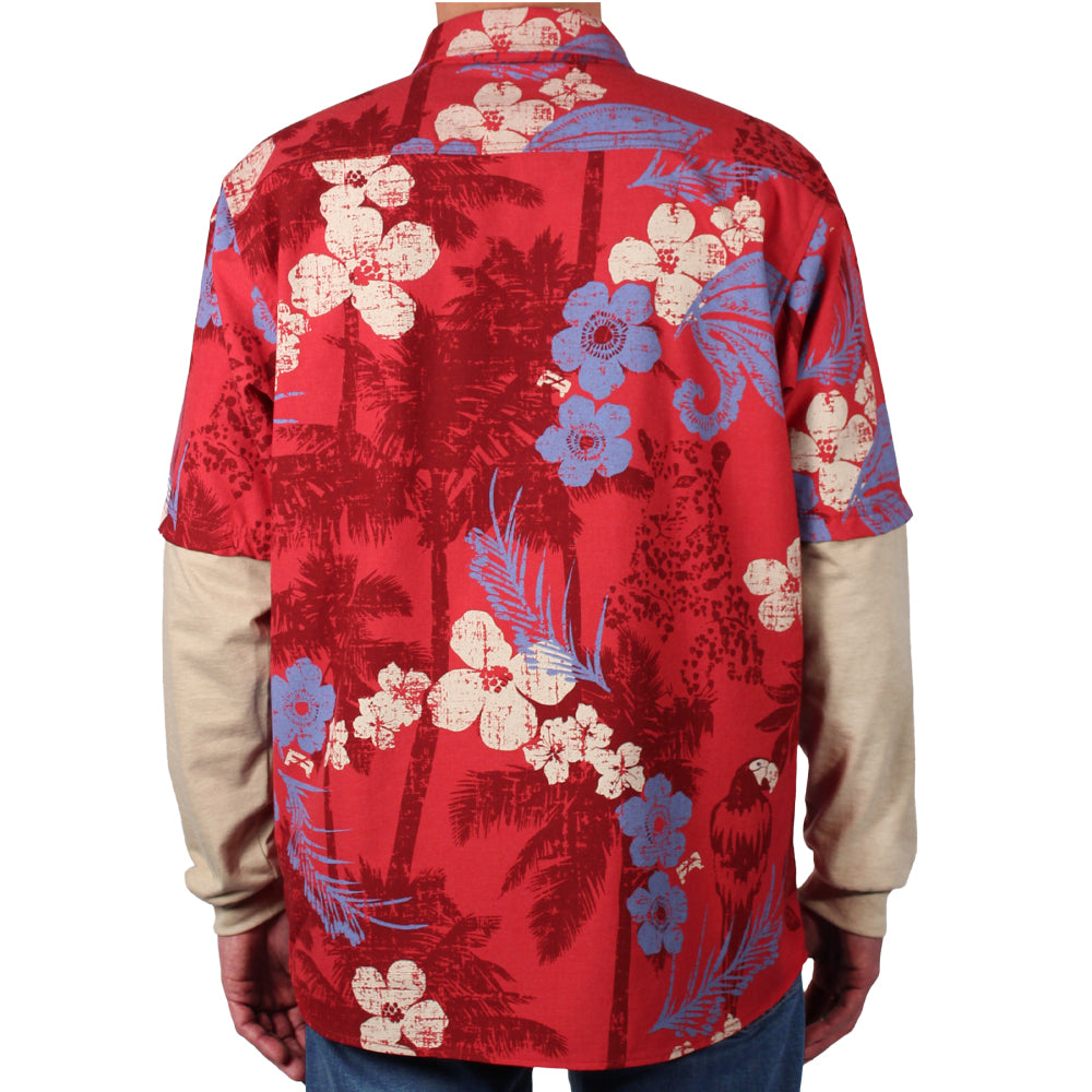 Tropic Like It's Hot Red FR Hawaiian Shirt