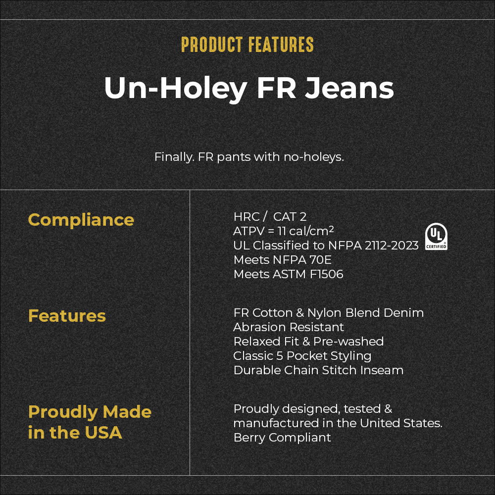Un-Holey FR Denim Jeans