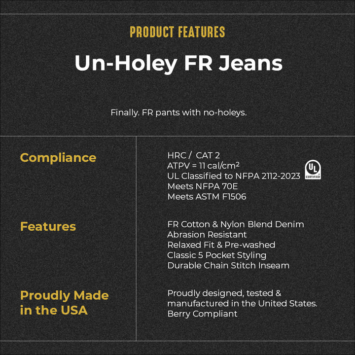 Un-Holey FR Denim Jeans