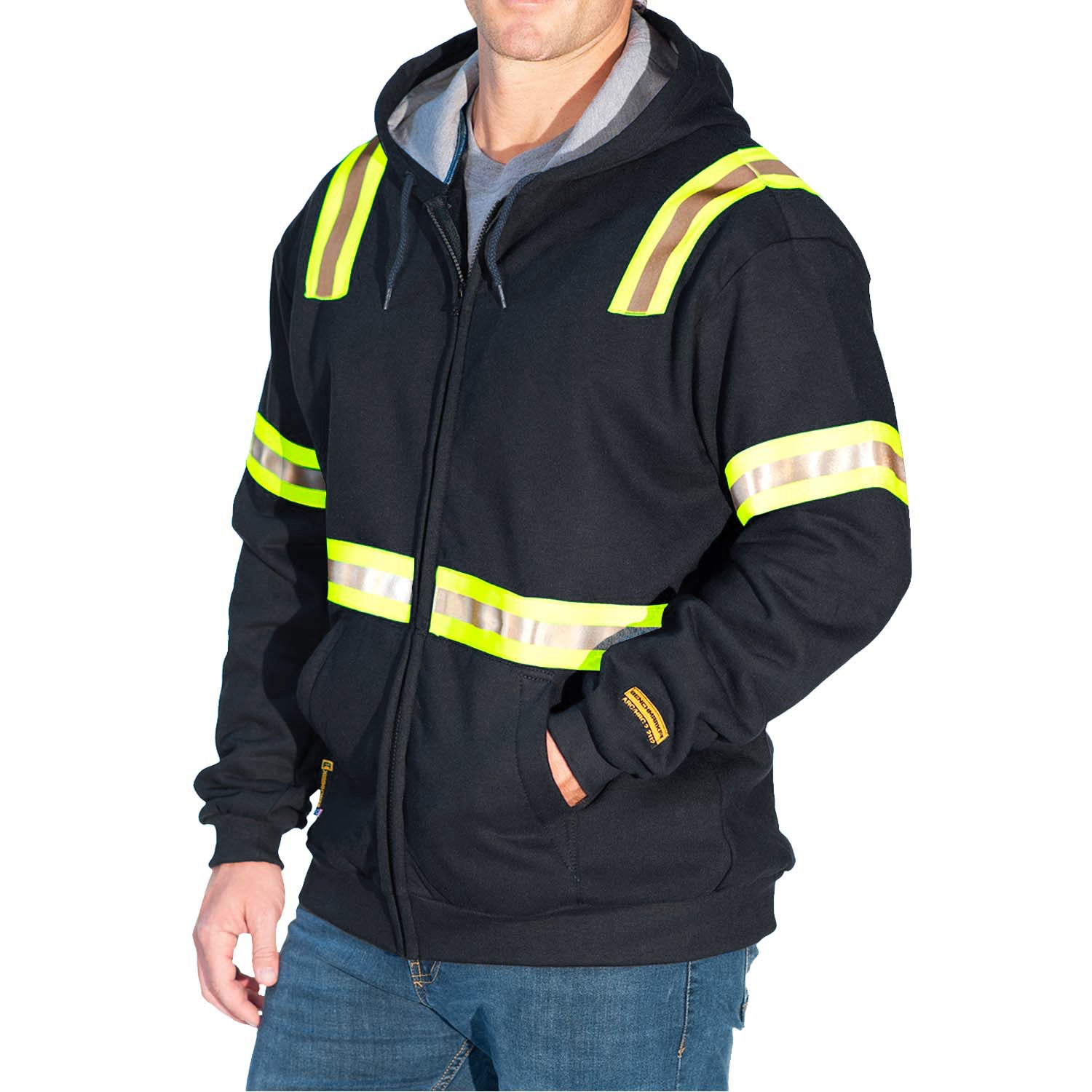 Hi vis 2024 zip up hoodie