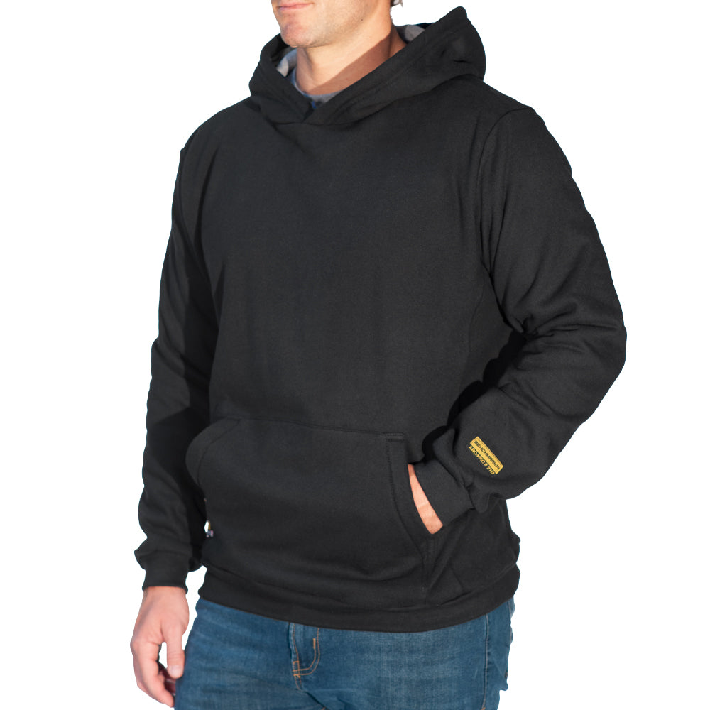 Resistant Sweatshirts FR | Hoodie Black Flame | Benchmark FR