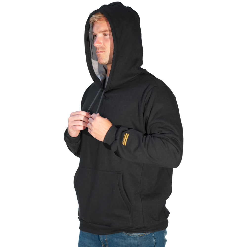 Black FR Hoodie Resistant Benchmark FR Flame Sweatshirts | 