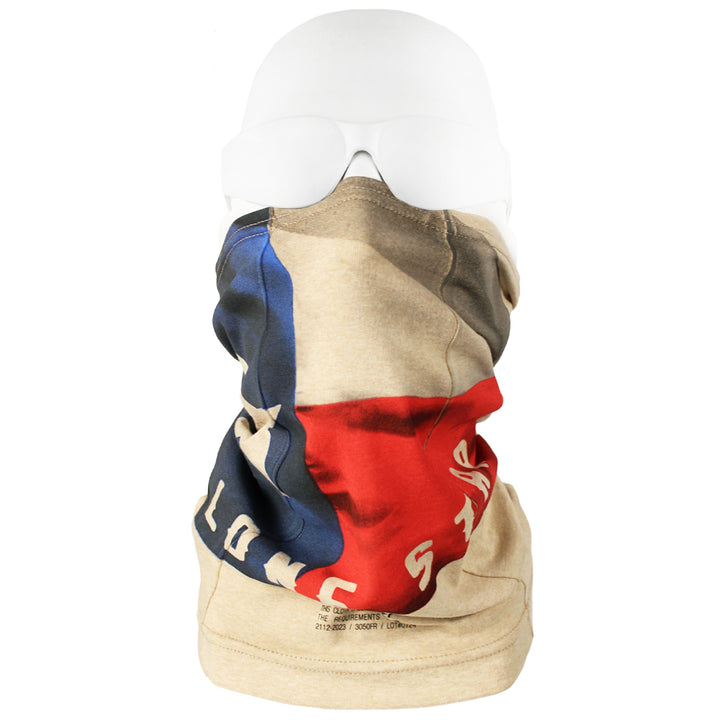 Texas Flag FR Face Muffler