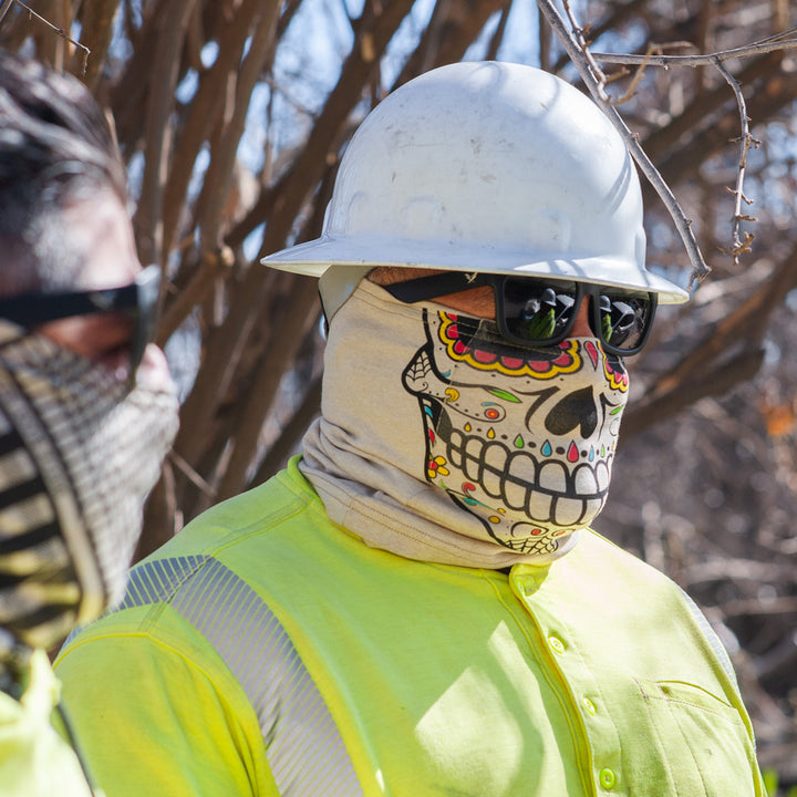 Candy Skull FR Face Muffler