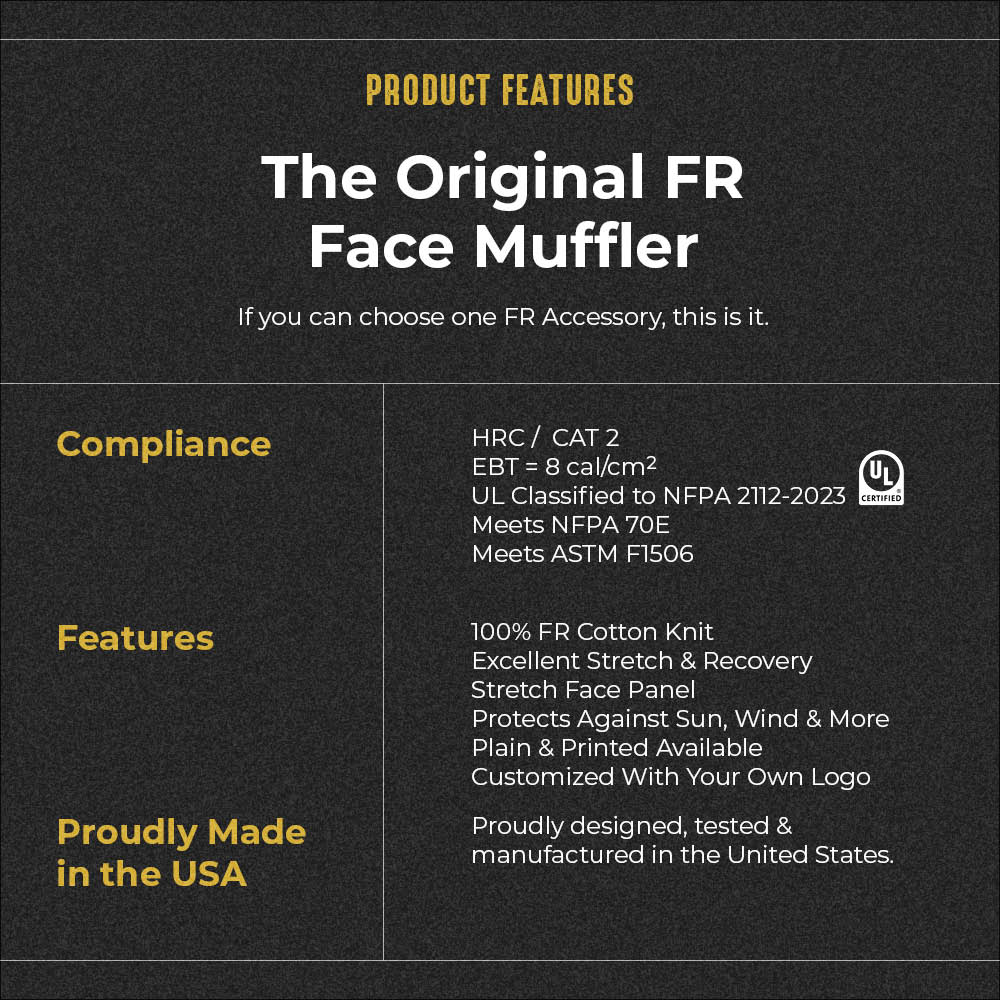 Skully Gray FR Face Muffler