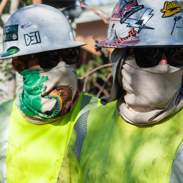 Mexican Flag Beige FR Face Muffler