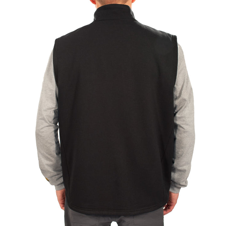 back of flame resistant fleece vest