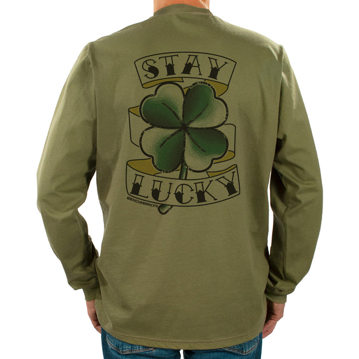 Stay Lucky Graphic Flame Resistant Long Sleeve Shirt