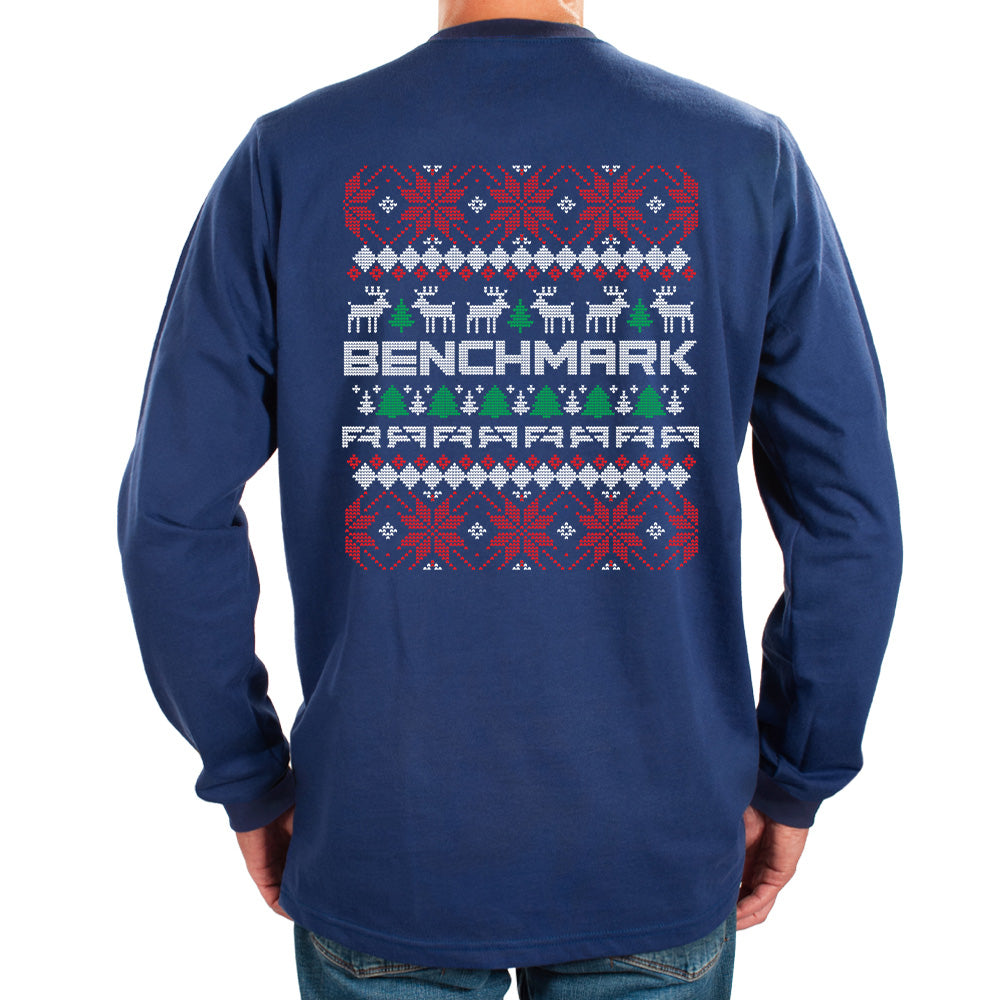 Ugly Sweater Holiday Print FR Shirt