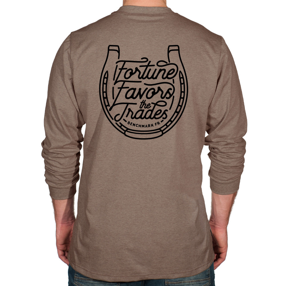 "Fortune Favors the Trades" Horseshoe Flame Resistant Shirt