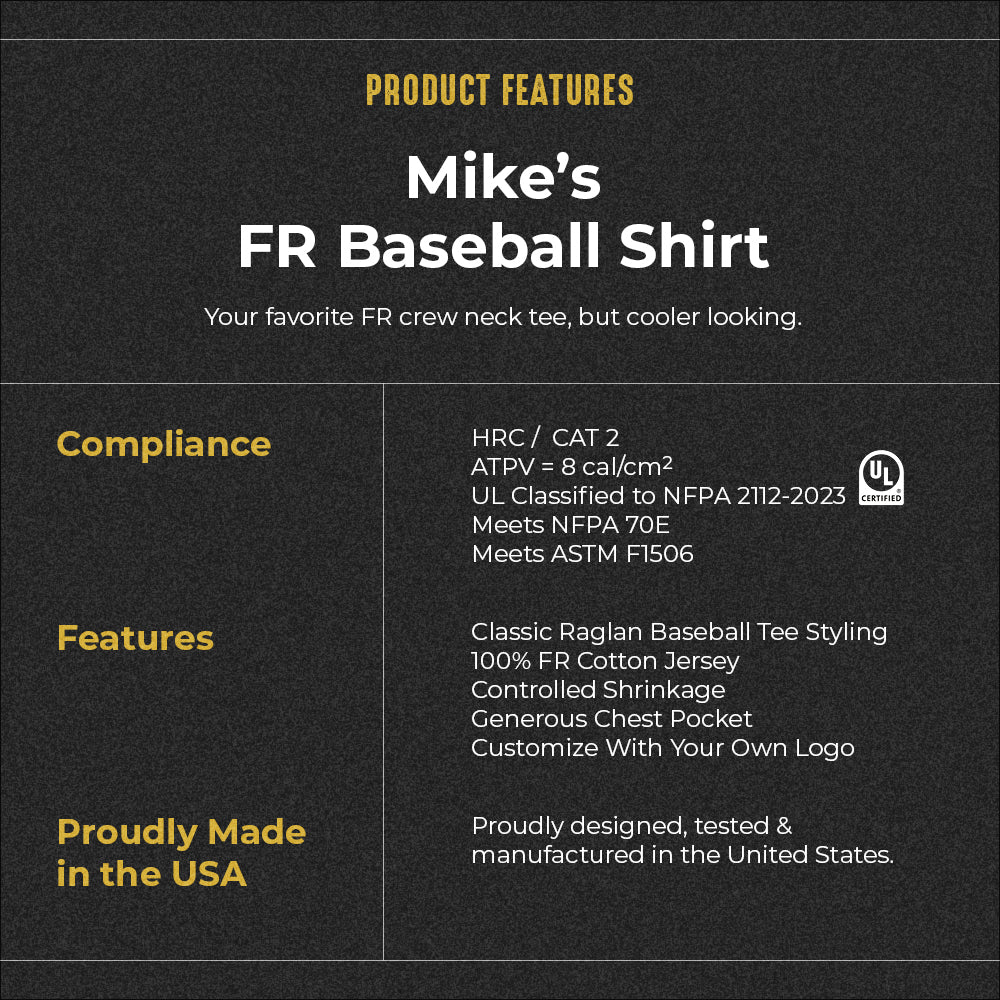 FR Baseball T-Shirt with Custom Logo/Design