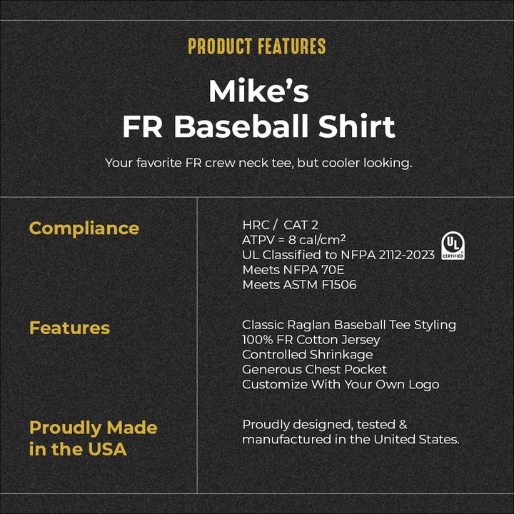 FR Baseball T-Shirt with Custom Logo/Design