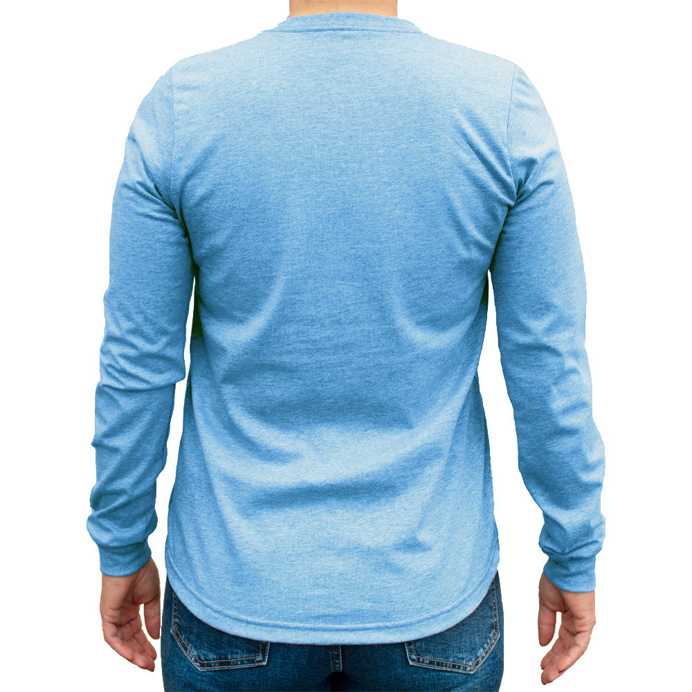women's light blue fr shirt backside