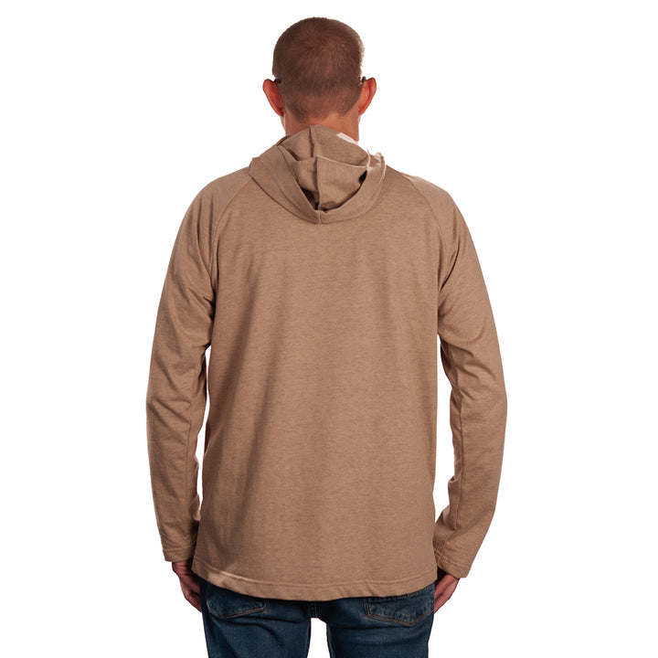 backside hood down desert sand flame resistant shirt