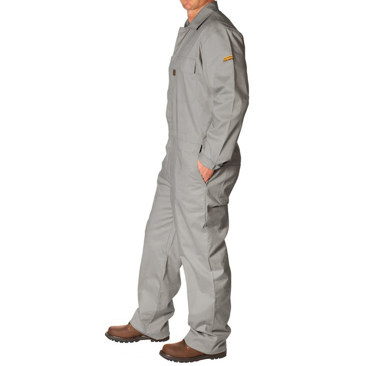 Flame Resistant Featherweight Gray Coveralls