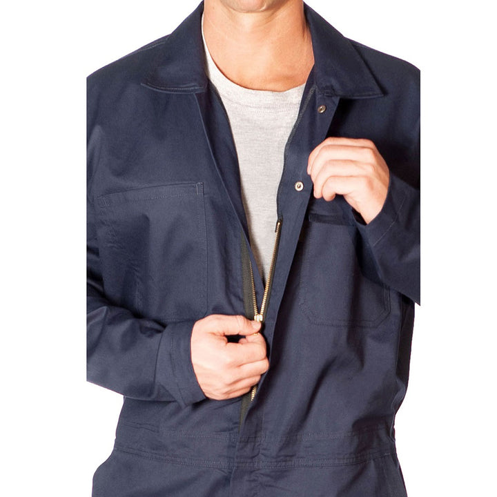 Flame Resistant Featherweight Navy Coveralls