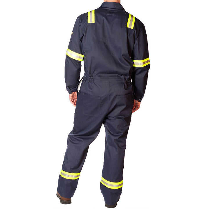 Flame Resistant Featherweight Coveralls With Reflective Striping