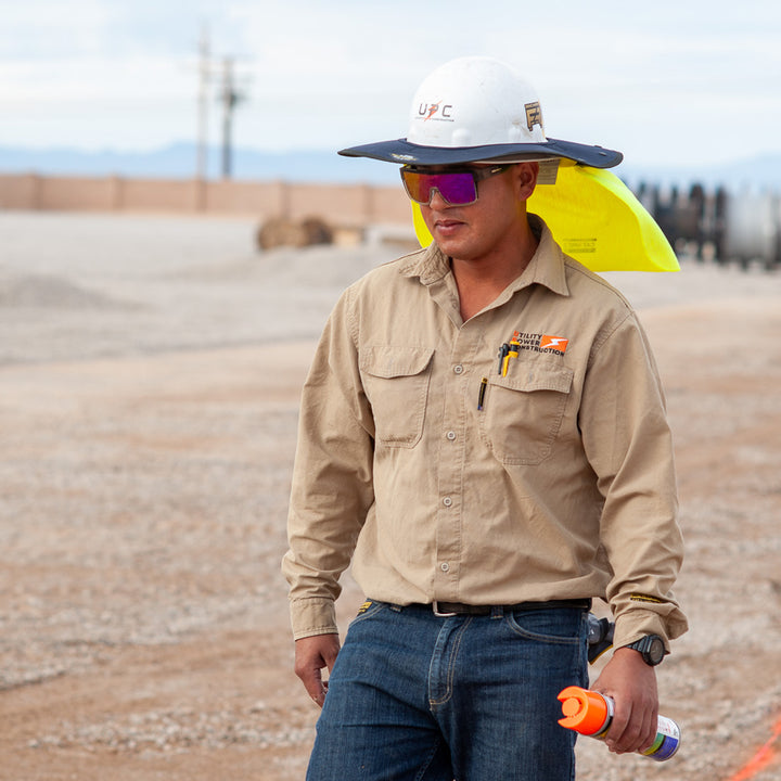 FR Sol Survivor Hard Hat Sunshade