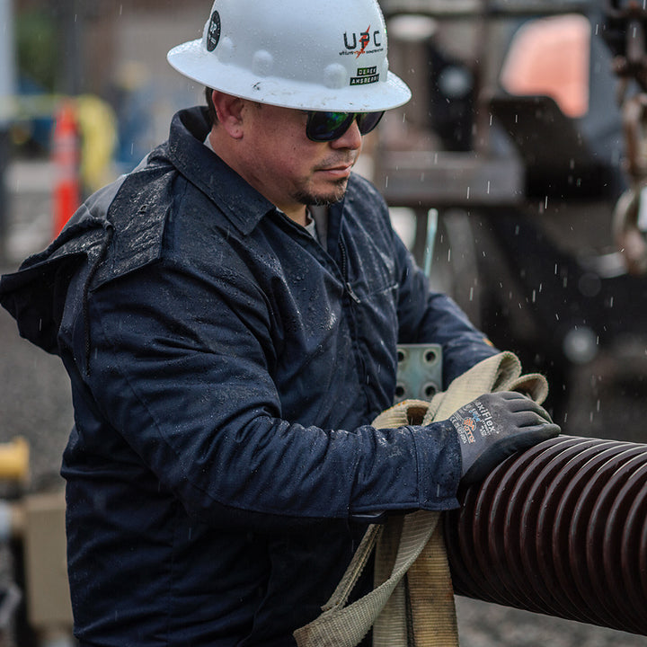 Heavyweight Insulated Bomber Jacket and Removable Hood