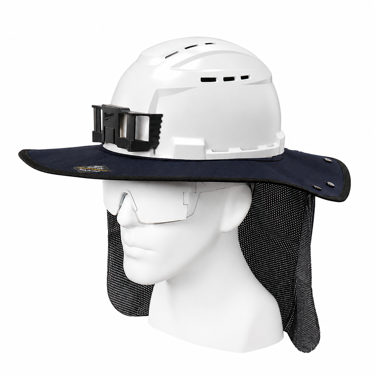 ぞうさん FR Sol Survivor Hard Hat Sunshade - Milwaukee Bolt Full Brim Type