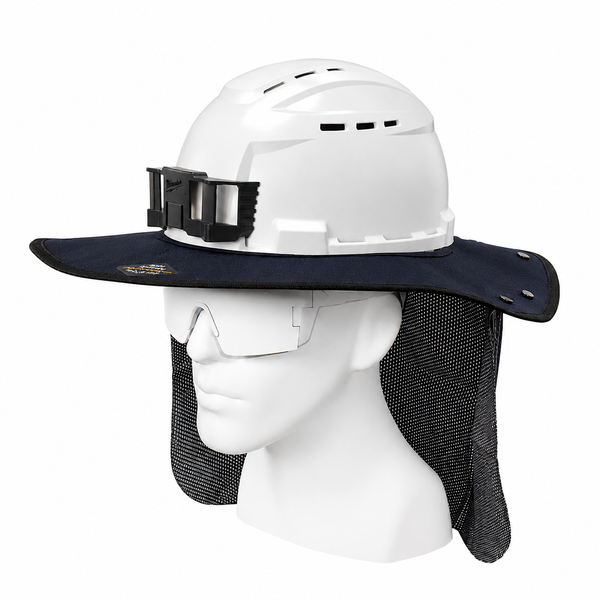 帽子 mainstory FR Sol Survivor Hard Hat Sunshade - Milwaukee Bolt Full Brim Type