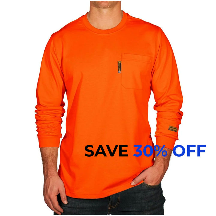 Men's Long Sleeve FR Orange T-Shirt