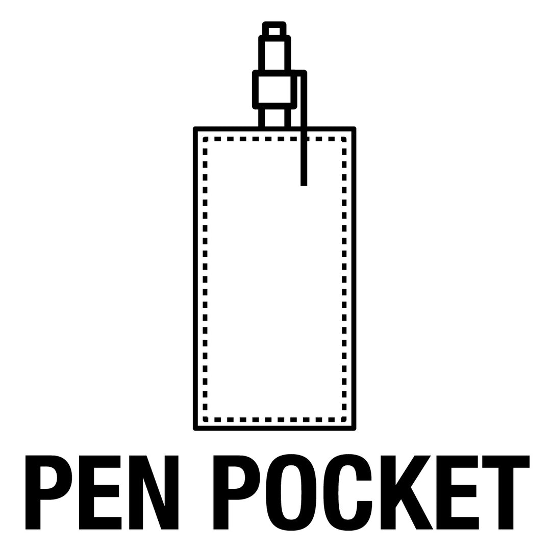 Add Pen Pocket on Sleeve