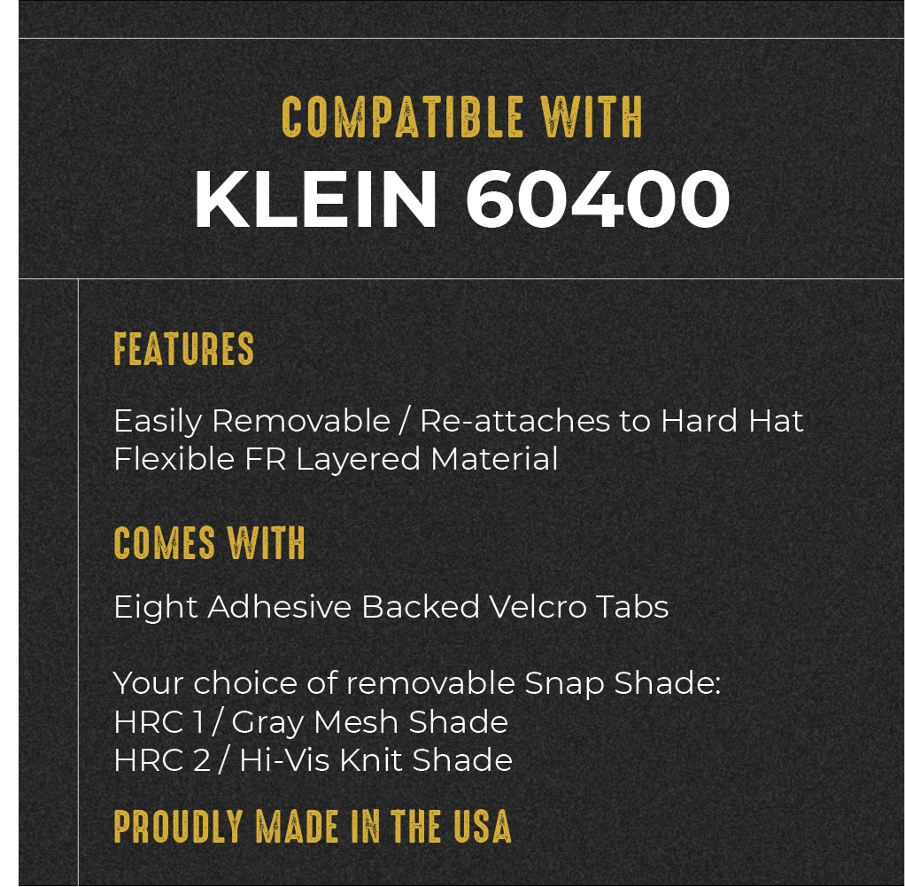 FR Sol Survivor Hard Hat Sunshade - Klein 60400