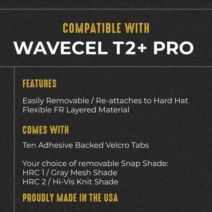 FR Sol Survivor Hard Hat Sunshade - WaveCel T2+ Pro