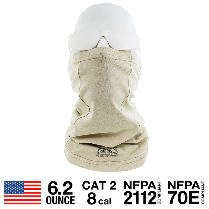 Flame Resistant Neck Gaiter with safety ratings