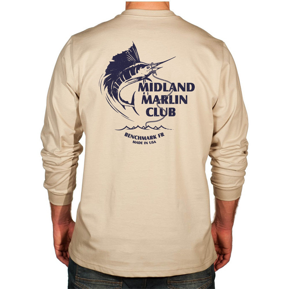 Beige Midland Marlin Club Shirt
