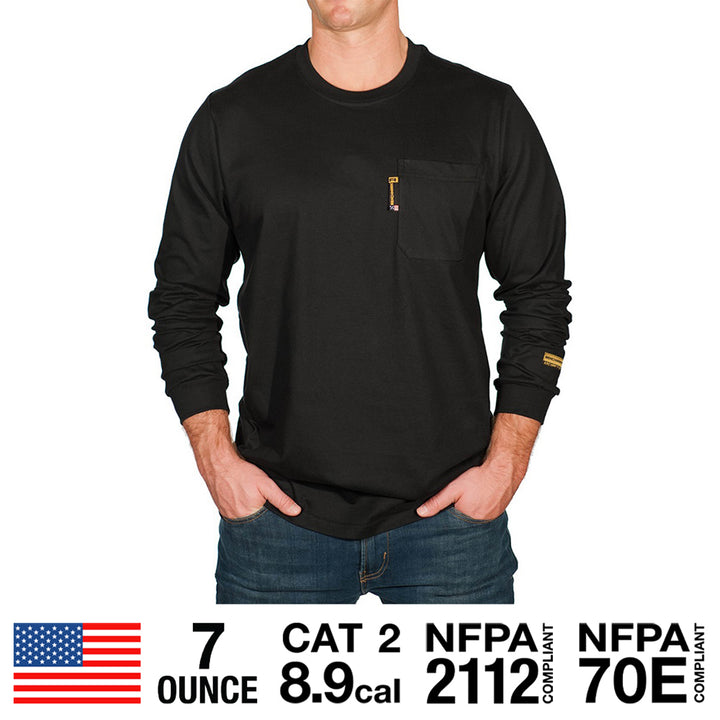 Men's Lightweight Long Sleeve FR T-Shirt