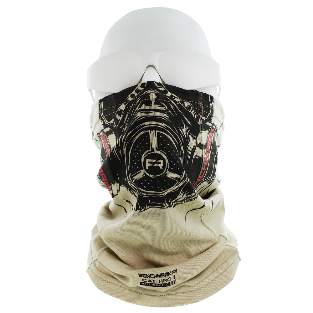 Biohazard graphic face muffler