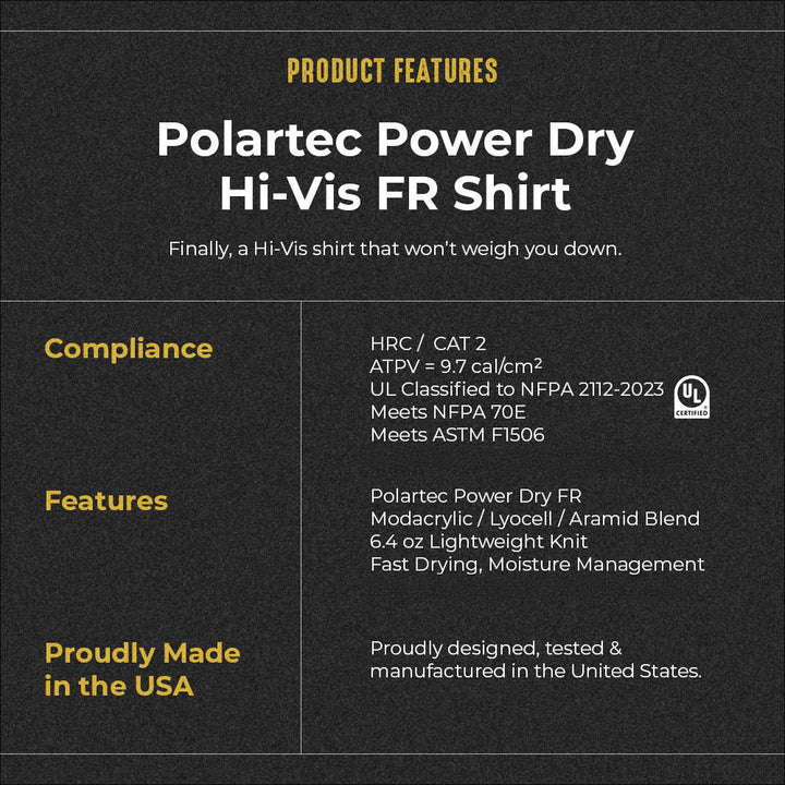Polartec PowerDry Long Sleeve FR T-Shirt