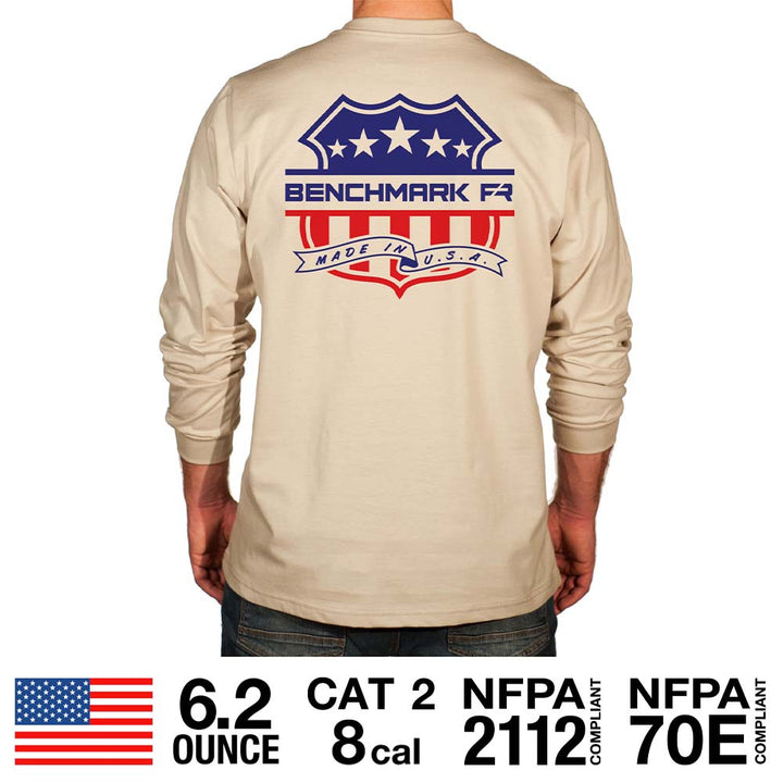 FR Union Crest Graphic Flame Resistant Long Sleeve Shirt