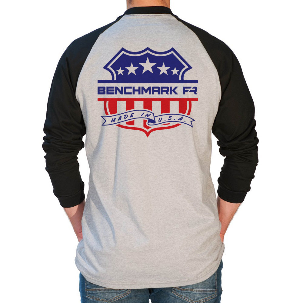 Union Crest Graphic Flame Resistant Baseball T-Shirt