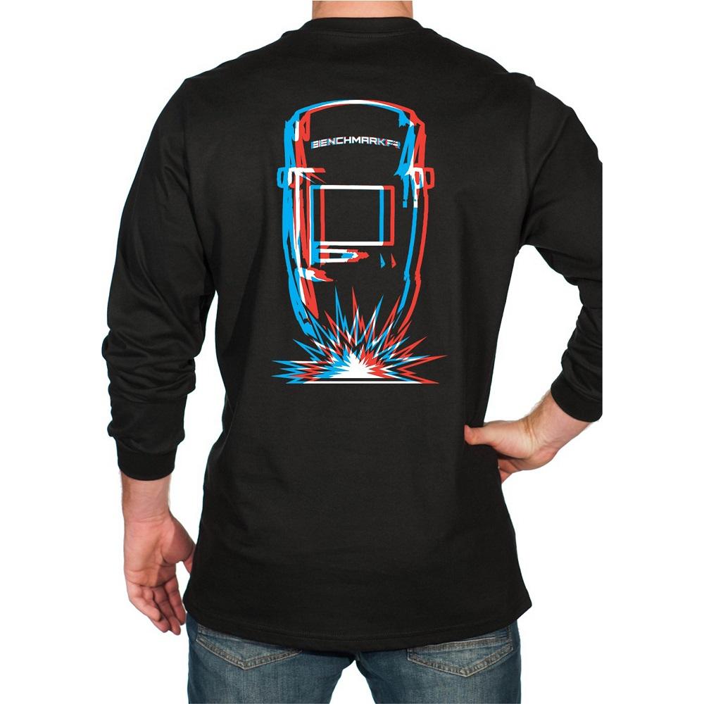 Welder's Mask Graphic Flame Resistant Long Sleeve Shirt