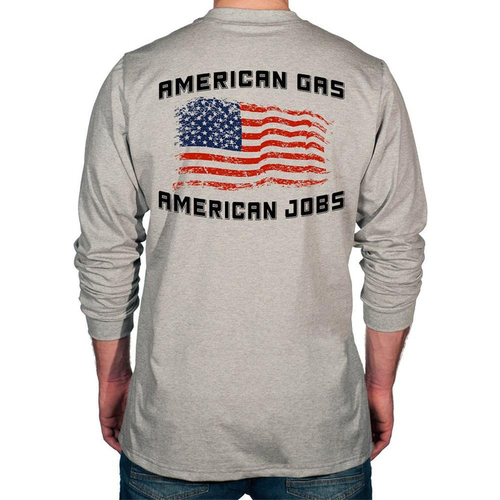 American Gas Graphic Flame Resistant Long Sleeve Shirt